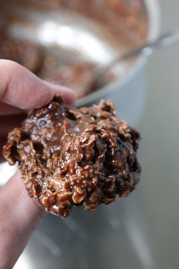 Chocolate Oatmeal No Bake Cookies6