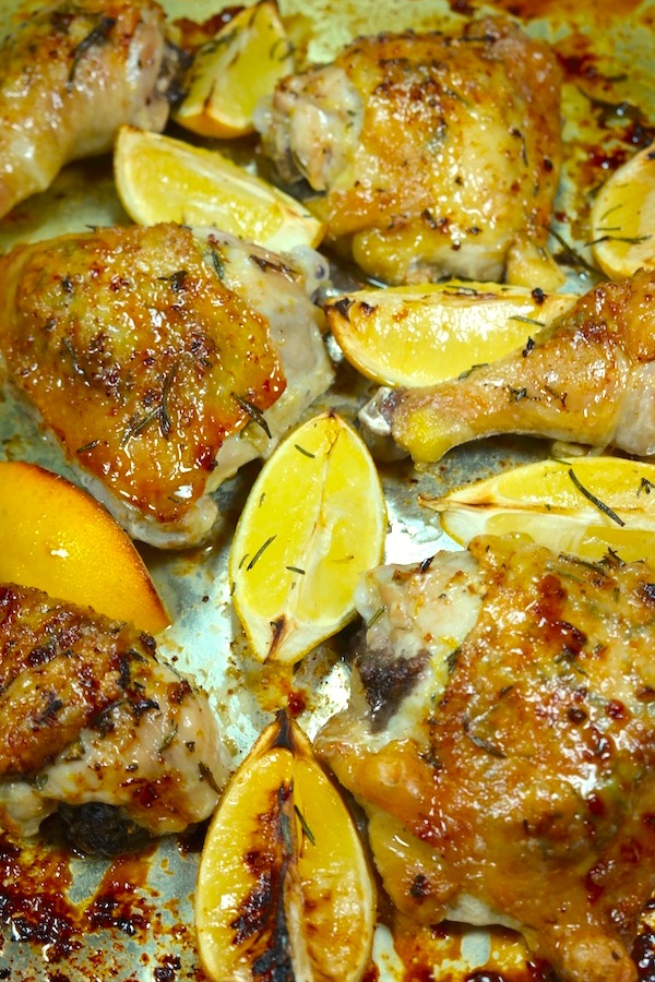 Lemon Rosemary Roasted Chicken